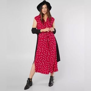 NWT Billabong little flirt maxi dress small in Havana red